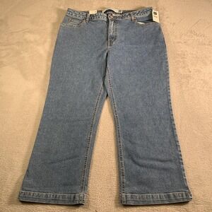 Gap Boot Cut Jeans Womens 14 Blue Stonewashed Stretch Denim Bootcut 34x24 NEW